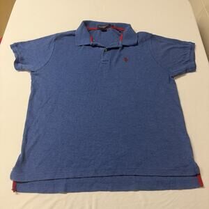US Polo Assn. Polo Shirt, Royal Blue, Men's Size L, LUXURY FEEL